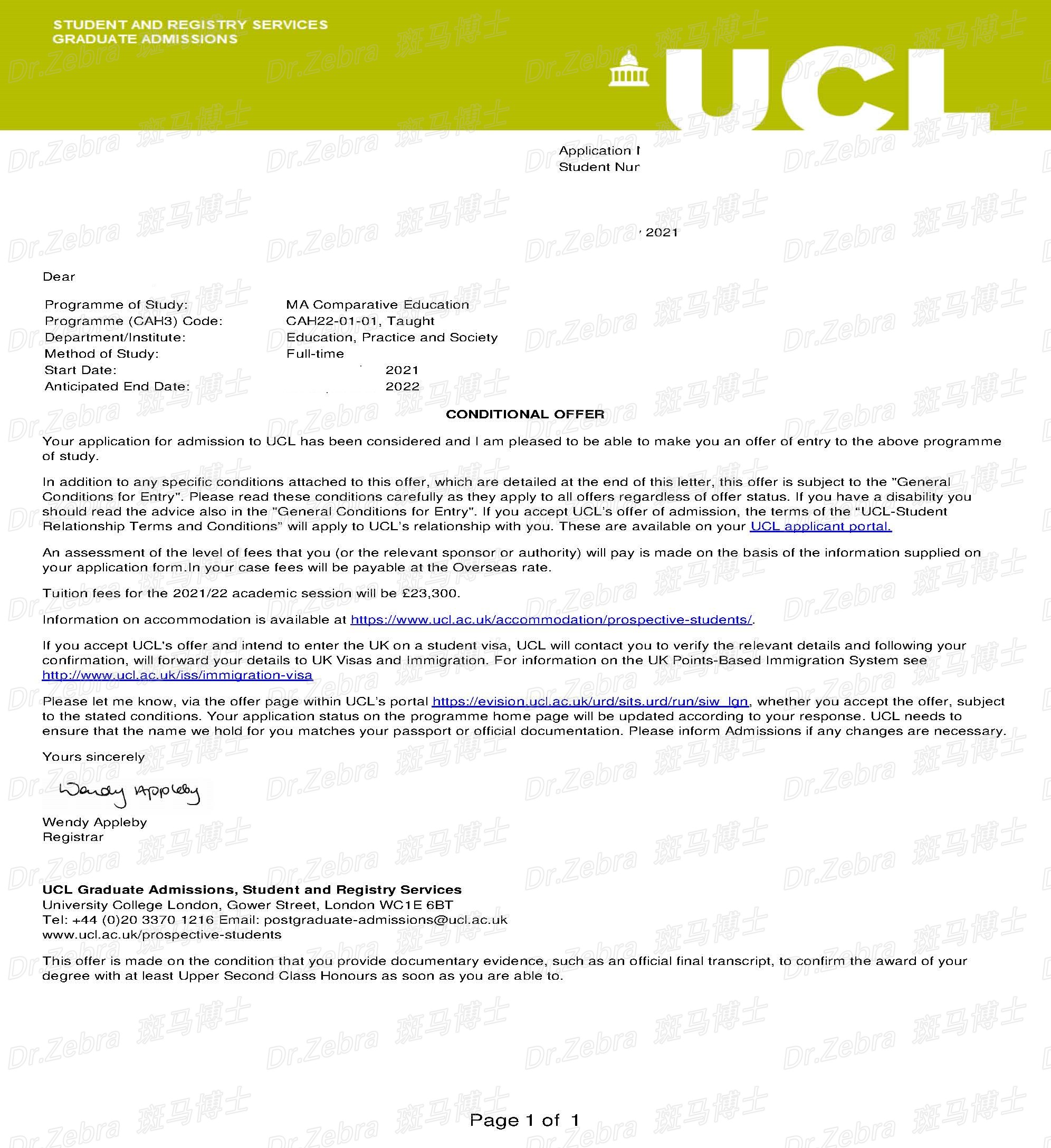 斑马博士、斑马博士留学中心、伦敦大学学院、University College London 、UCL、MA Comparative Education 、比较教育学硕士 斑马博士、斑马博士留学中心、伦敦大学学院、University College London 、UCL、MA Comparative Education 、比较教育学硕士
